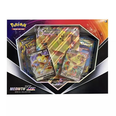 Pokémon TCG: Meowth VMAX Special Collection - 4 PACKS - PokeRvm